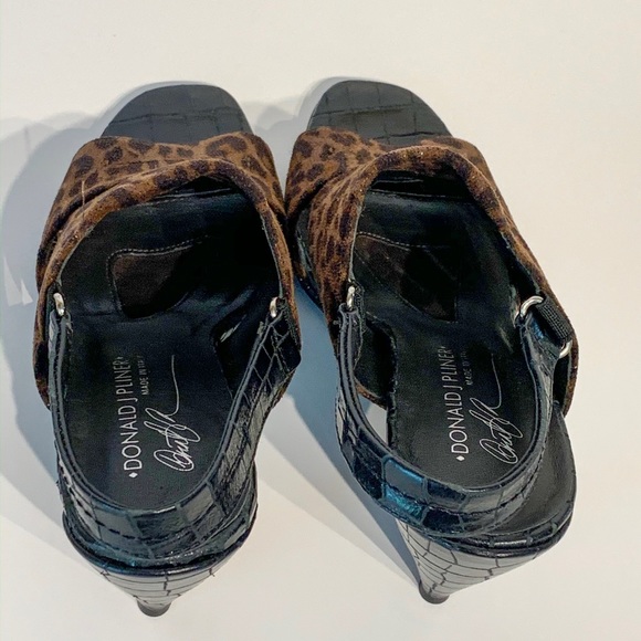 Donald J Pliner Leopard Ima Straped Heel Sz. 7 M - Picture 8 of 8